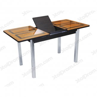 СТОЛ ОБЕДЕННЫЙ СО СТЕКЛОМ «КВАДРО»