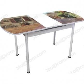 СТОЛ ОБЕДЕННЫЙ СО СТЕКЛОМ «РИМ» 