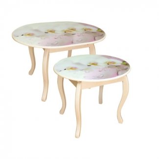 СТОЛ ОБЕДЕННЫЙ СО СТЕКЛОМ «АЛЬМЕРИЯ М60»  