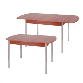 СТОЛ ОБЕДЕННЫЙ С ПЛАСТИКОМ «РАЗДВИЖНОЙ М3»  ДСП