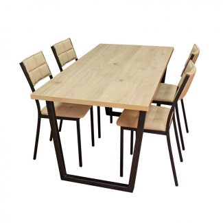 СТОЛ ОБЕДЕННЫЙ С ПЛАСТИКОМ «ПАТИКА»  ДСП    