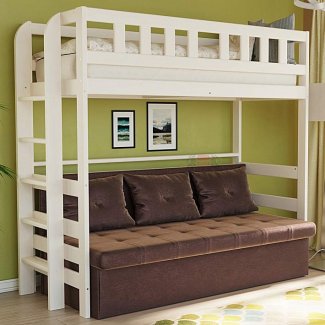 ДЕТСКАЯ КОМПЛЕКТ 2-Х ЯРУСНАЯ №4 ИЗ МАССИВА   