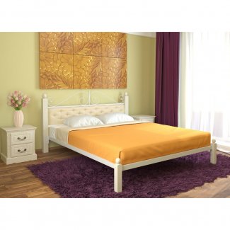 КРОВАТЬ ИЗ МЕТАЛЛА «ДИАНА  LUX МЯГКАЯ»                                         