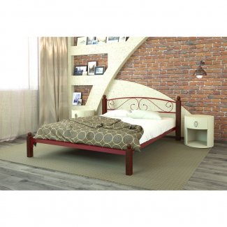 КРОВАТЬ ИЗ МЕТАЛЛА «ВЕРОНИКА  LUX»                                        