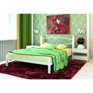 КРОВАТЬ ИЗ МЕТАЛЛА «КАРОЛИНА LUX»                                           