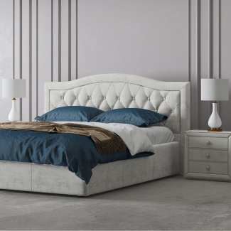 КРОВАТЬ БЕЗ  ПОДЪЕМНИКА «КАРОЛИНА»                  